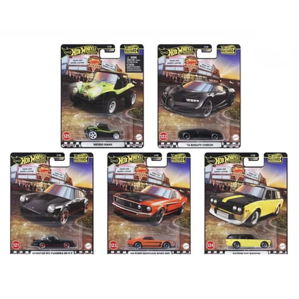 Hot Wheels Boulevard 121-125 set of 5, Mix 2 from 2025