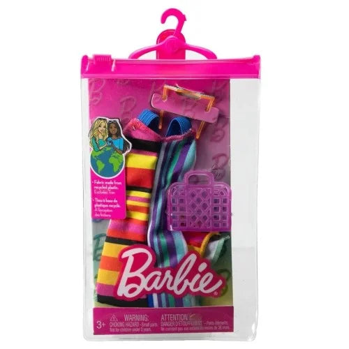 Barbie Clothing Fashion Pack Summer Dress Sleeves Headband Sunglass