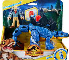 Imaginext: Jurassic World - Feature Figure - Stegosaurus & Dr. Grant