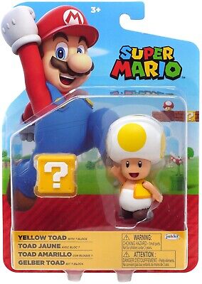 Super Mario: 10cm Basic Figure - Yellow Toad