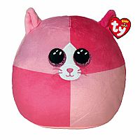 Ty Beanie Boos Squish A Boo 10 Inch Scarlett Pink Cat