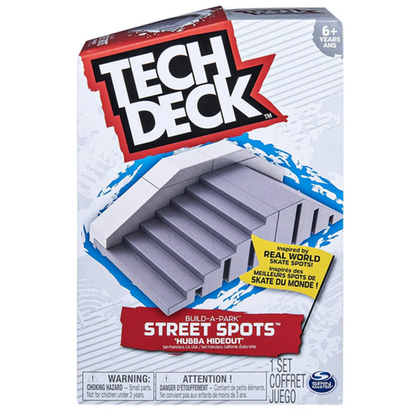 Tech Deck Build-A-Park Street Spots Hubba Hide