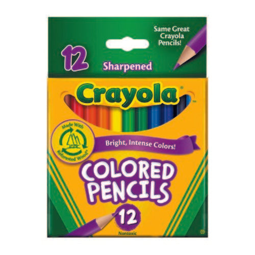 Crayola 12 Half Sized Colour Pencils - Crayola - Toys101