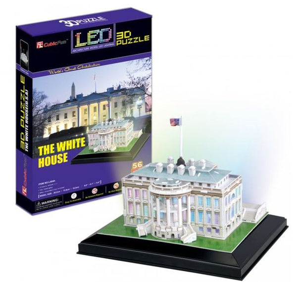 Led 3D Puzzle The White House - Others - Toys101
