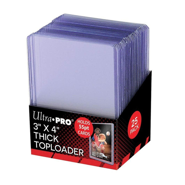 Ultra Pro 3x4inch Thick Top Loader 25 Pack Holds 55pt Cards - Ultra Pro - Toys101