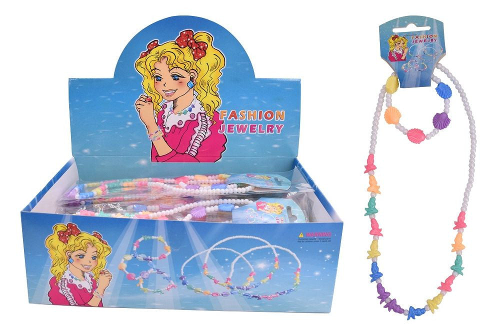 Shell/Mermaid Neckless & Braclet Set - SSS - Toys101