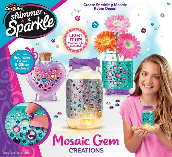 Cra-Z-Art Shimmer N Sparkle Sparkling Mosaic Gem Creations