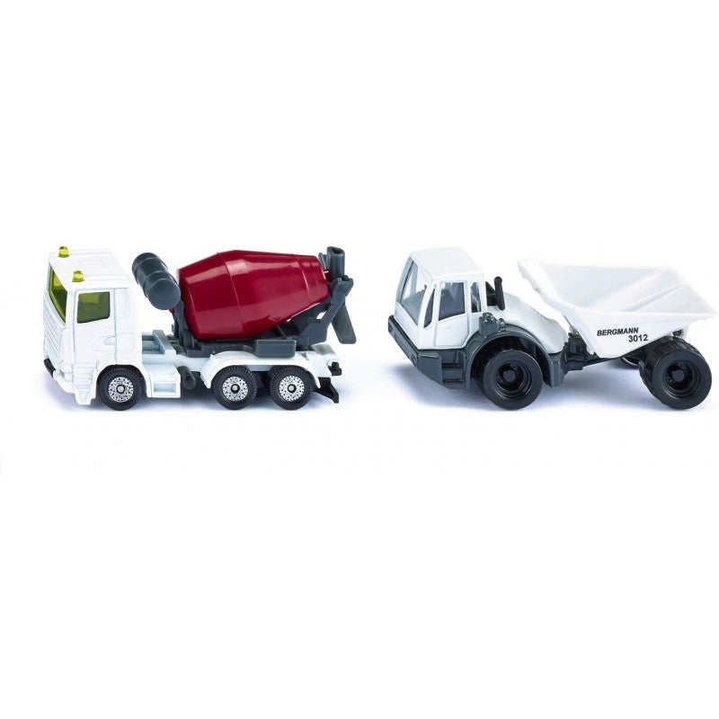 Siku 1692 Scania Cement Mixer Truck Bergmann Dumper - Siku - Toys101