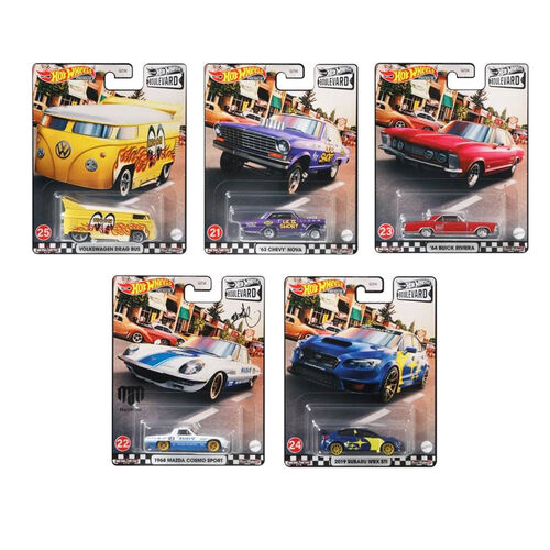 Hot Wheels 2021 Premium Boulevard Set of 5 Cars (GJT62-956E) - Toys101