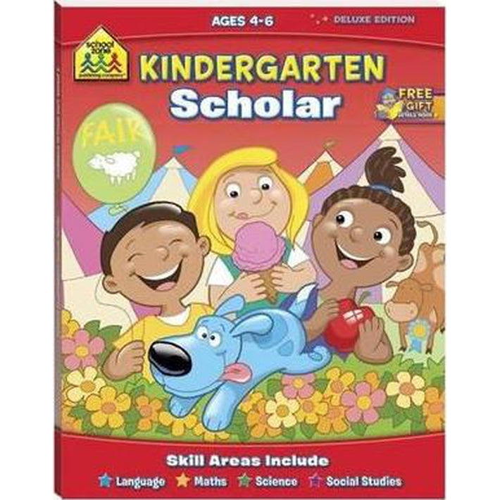 Sz Scholar Deluxe Kindergarten Scholar Workbook - SZ - Toys101