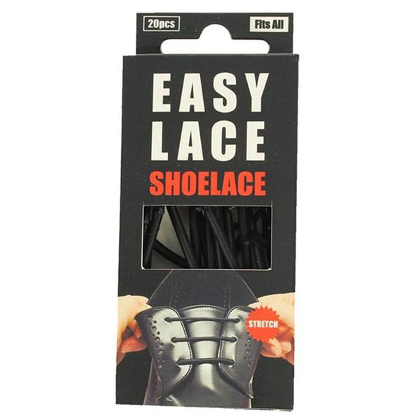 Easy Lace Shoelace Round Black - Easy Lace - Toys101