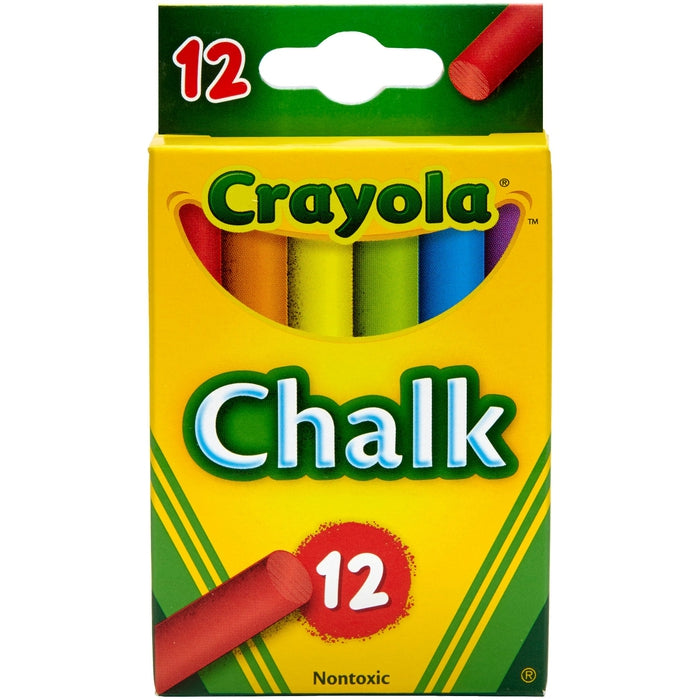 Crayola 12 Coloured Chalk - Crayola - Toys101