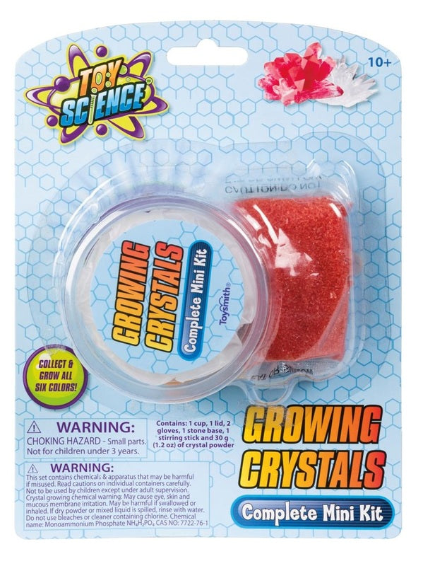 Toysmith Growing Crystals Complete Mini Kit (Assorted) - Toysmith - Toys101