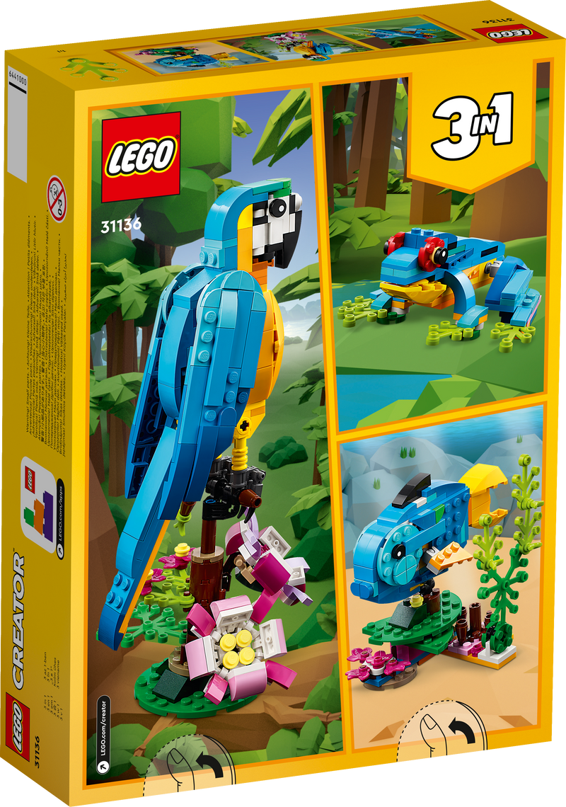 LEGO CREATOR 3 IN 1 31136 EXOTIC PARROT
