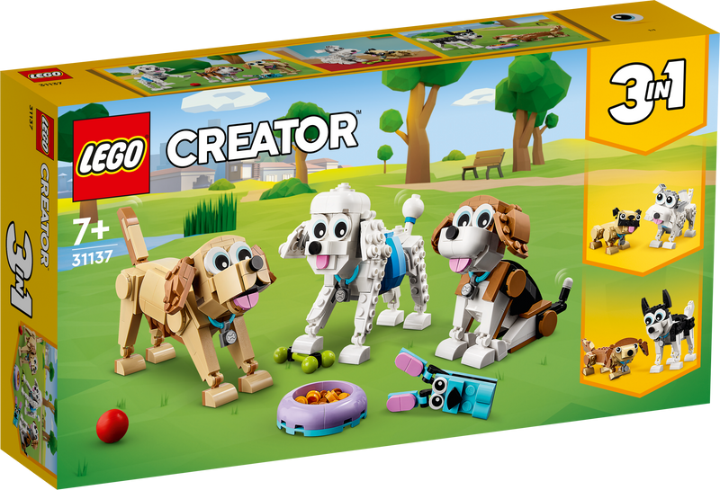 LEGO CREATOR 3 IN 1 31137 ADORABLE DOGS