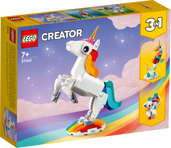 LEGO CREATOR 3 IN 1 31140 MAGICAL UNICORN