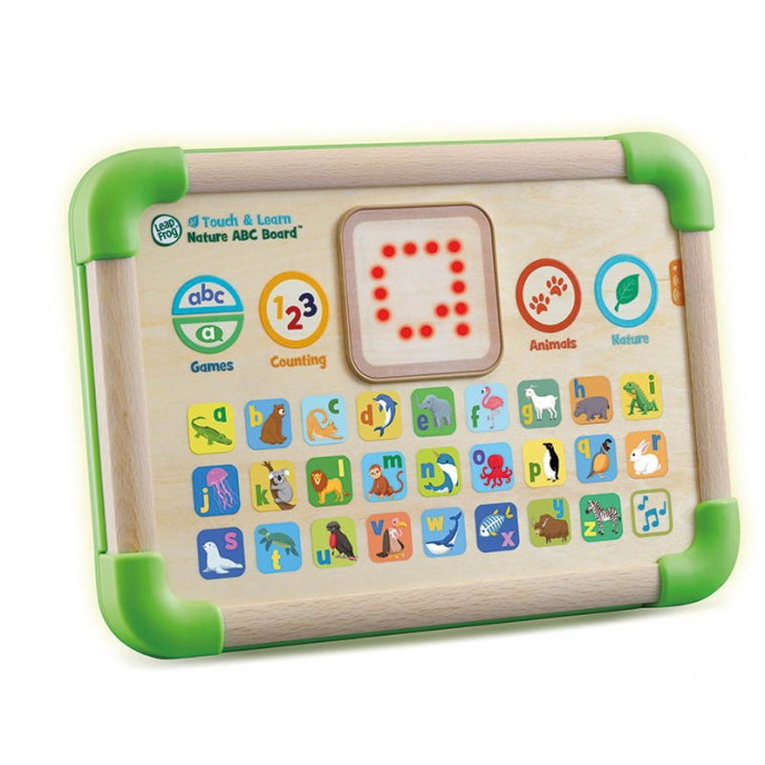 Leap Frog Wooden Touch And Learn Nature ABC Board