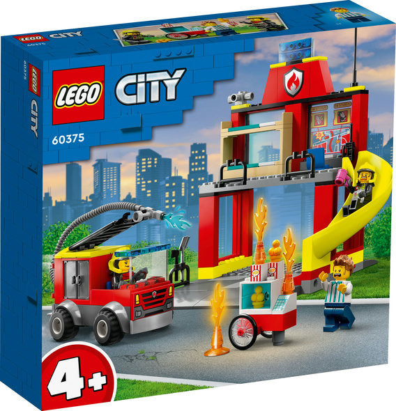 LEGO CITY 60375 FIRE STATION AND FIRE TRUCK