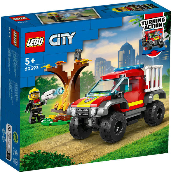 LEGO CITY 60393 4X4 FIRE TRUCK RESCUE