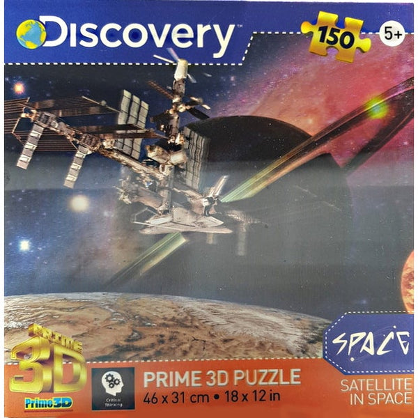 Prime 3D Disovery Satellite In Space 150 Piece Puzzle