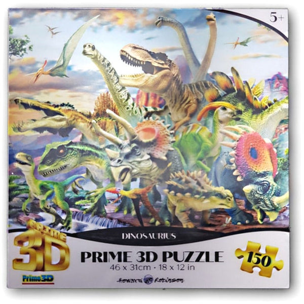 Prime 3D Puzzle Dinosaurs 150 Piece Puzzle