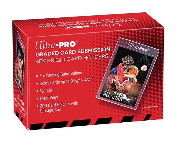 Ultra Pro Graded Card Submissions Semi-Rigid Card Holders 200 pack