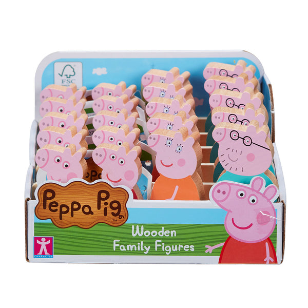 Peppa Pig Wood Play Family Figure Pack