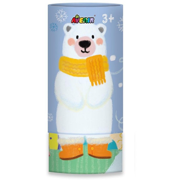 Silky Crayon Polar Bear - Avenir - Toys101