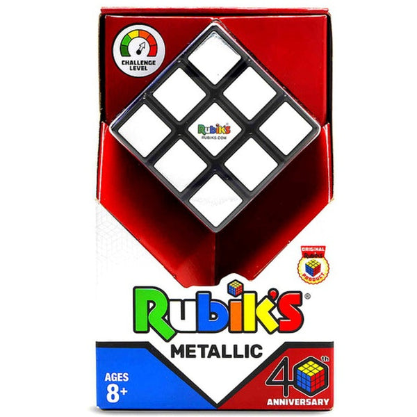 Rubik's Cube 3x3 Metallic 40th Year - Rubiks - Toys101