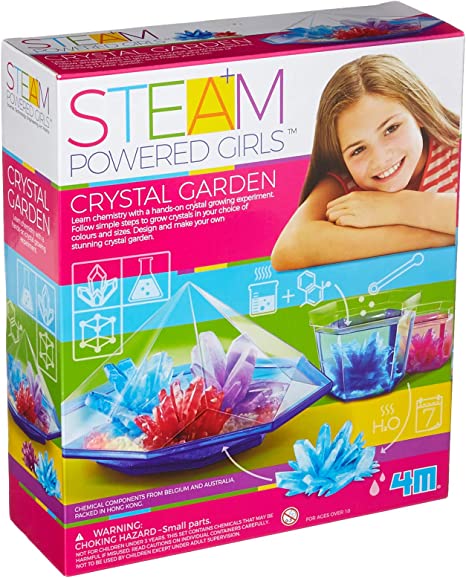 4M Steam Power Kids Crystal Garden