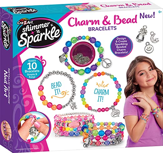 Cra-Z-Art Shimmer N Sparkle Charm and Bead Bracelets