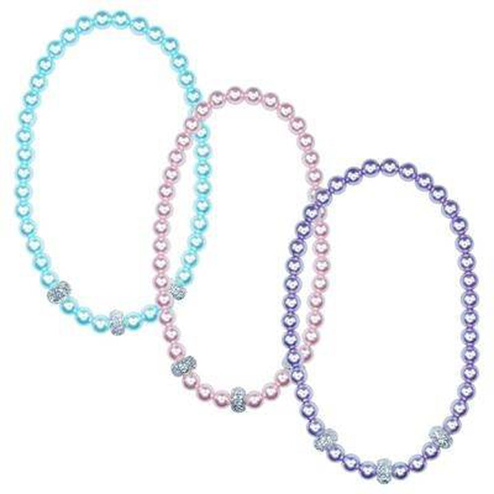 Pink Poppy High Tea Sparkle Pearl Necklace Assorted - Pink Poppy - Toys101