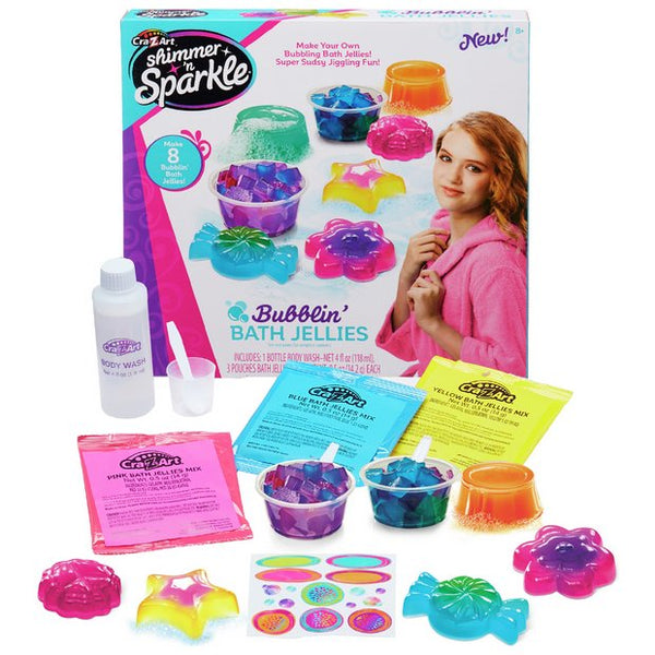 Shimmer And Sparkle Bubblin Bath Jellies
