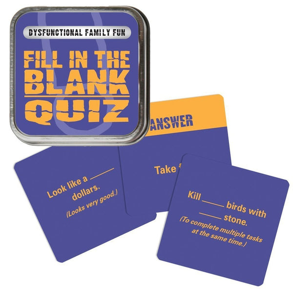 Dysfunctional Family Fun Fill In The Blank Quiz - Dysfunctional Family - Toys101