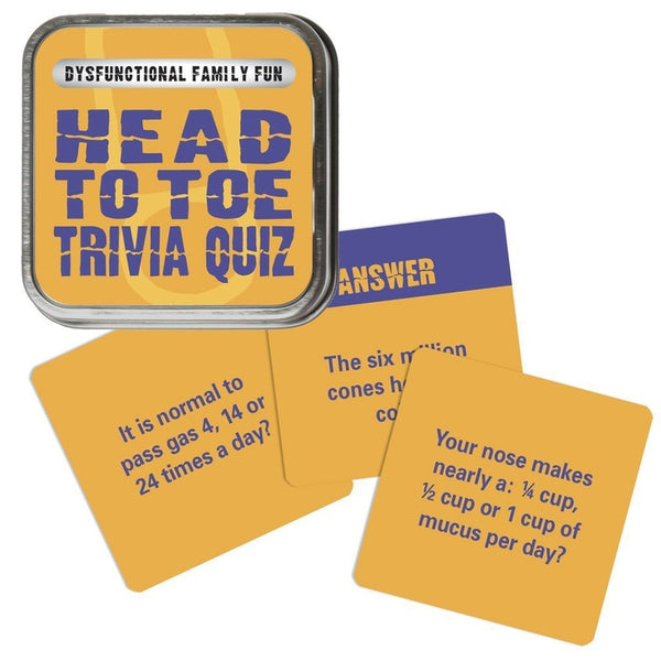 Dysfunctional Family Fun Head To Toe Trivia Quiz - Dysfunctional Family - Toys101