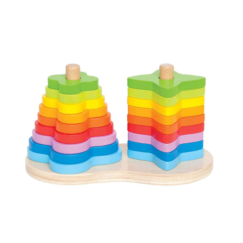 Hape Double Rainbow Stacker - Hape - Toys101