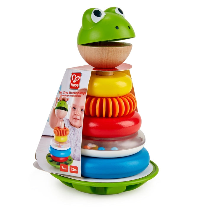 Hape Mr. Frog Stacking Rings - Hape - Toys101