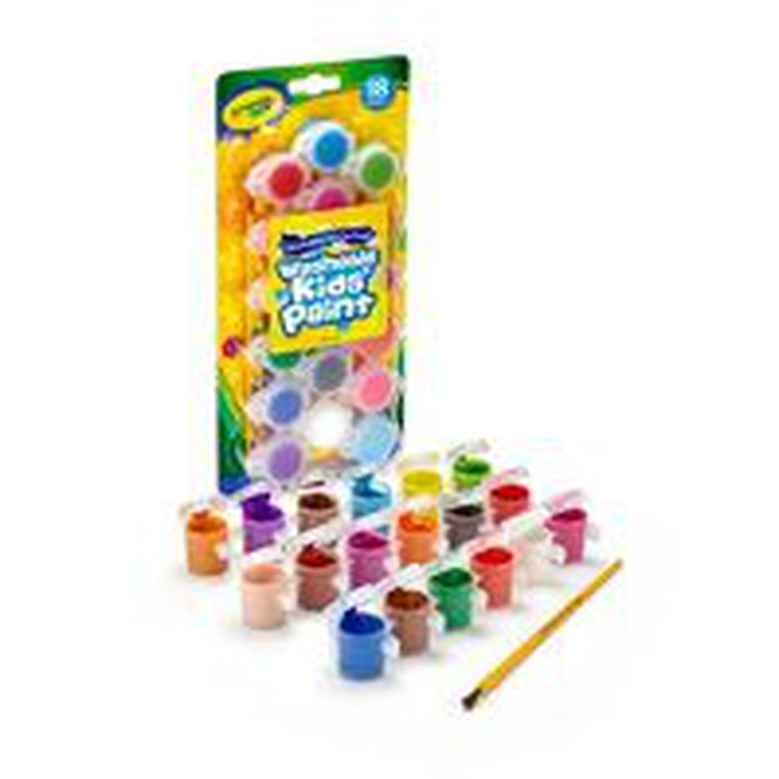 Crayola Paints 18 Kids With Brush