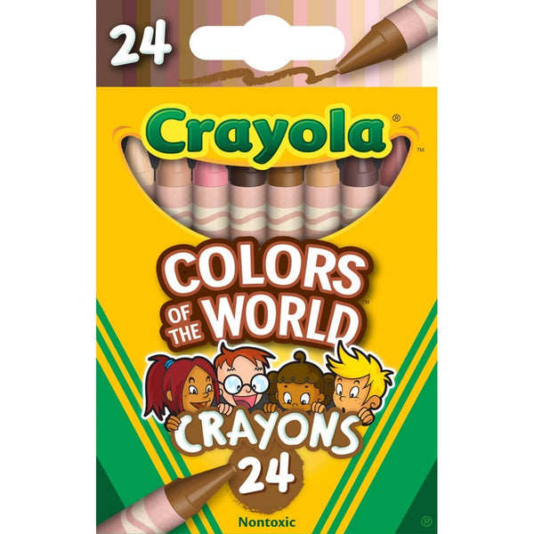 Crayola Colours of The World Crayons 24 pack