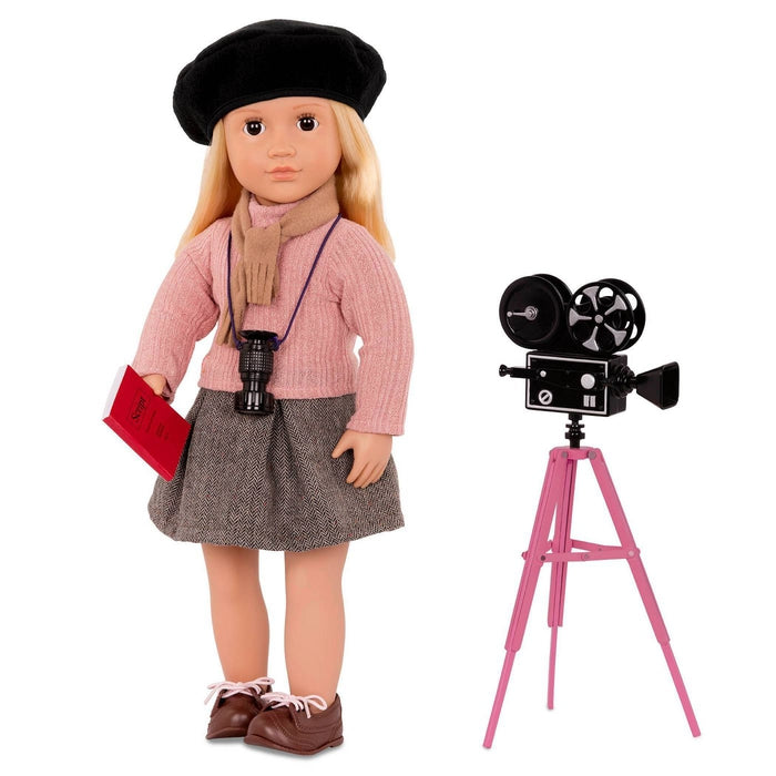 Our Generation 18inch Doll Kathleen, Professional With Camera