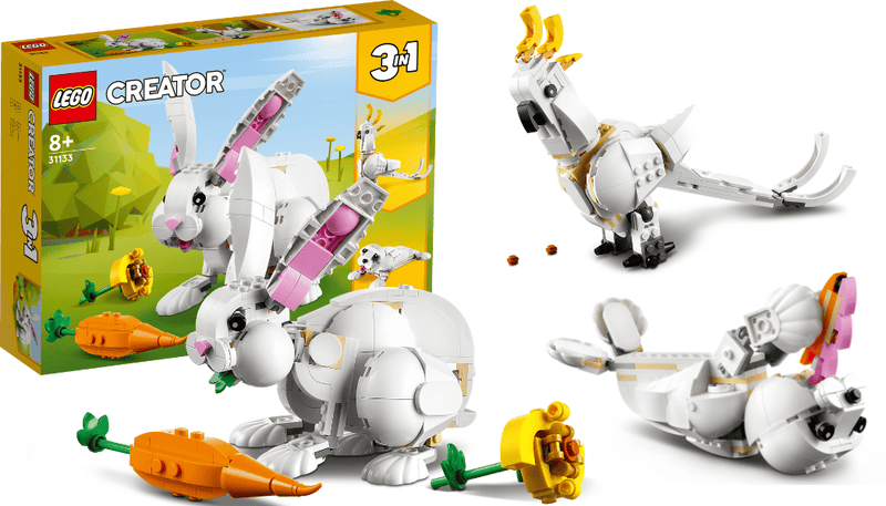 LEGO 31133 CREATOR 3 IN 1 WHITE RABBIT