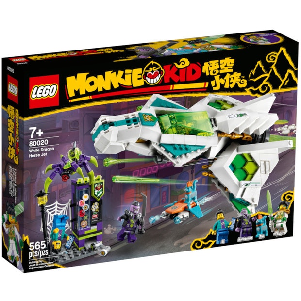 LEGO Monkie Kid 80020 White Dragon Jet - Toys101