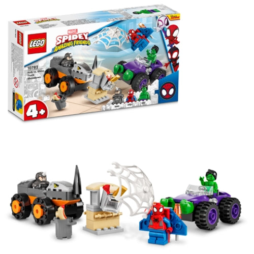 LEGO Marvel Spidey 10782 Hulk vs. Rhino Truck Showdown