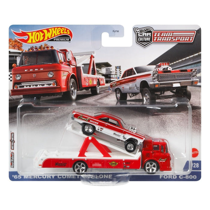 2021 Hot Wheels Car Culture Team Transporter 65 Mercury Comet Cyclone - Toys101