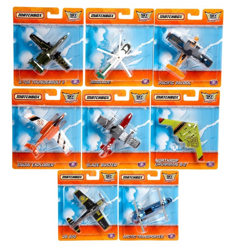 Mb Skybusters Asst - Match Box - Toys101