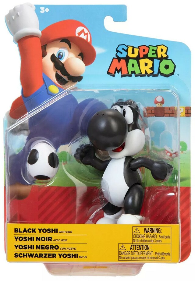Super Mario-Black Yoshi 12cm Figurine - Toys101
