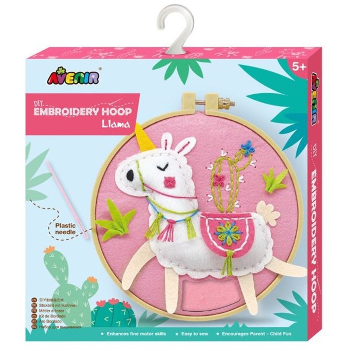 Avenir Embroidery Hoop Llama - Avenir - Toys101