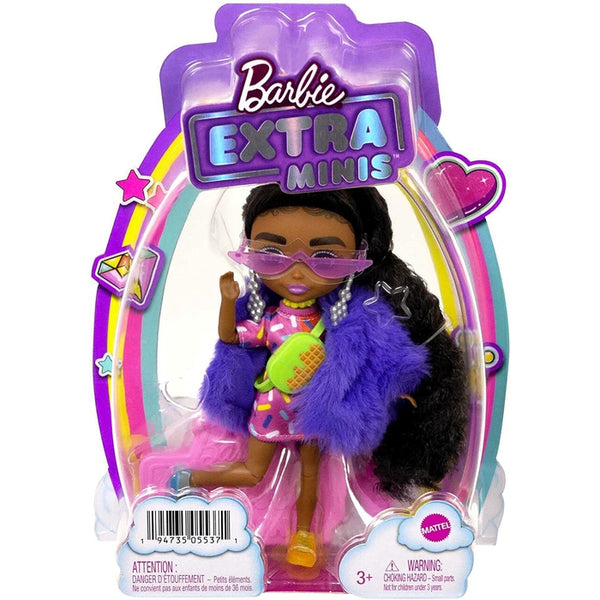 Barbie Extra Mini Purple Faux Fur Coat