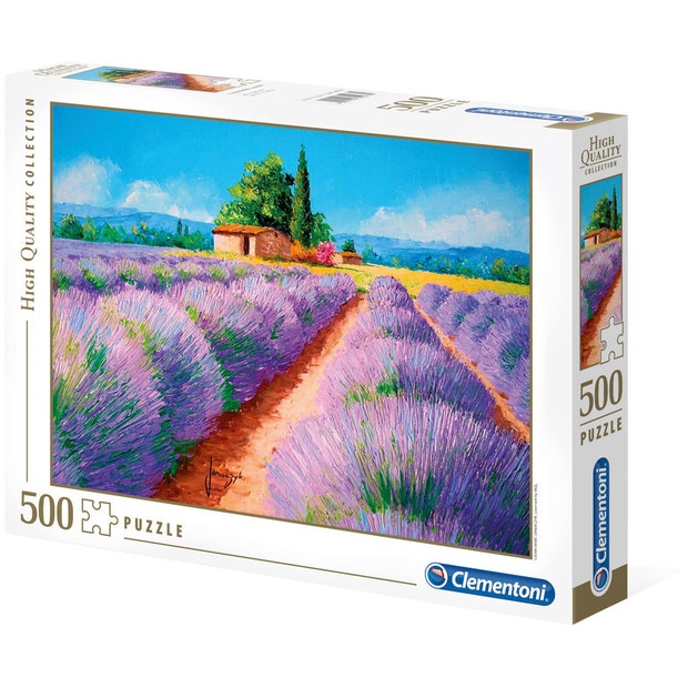 Clementoni Lavender Scent Puzzle (500pc) - Clementoni - Toys101