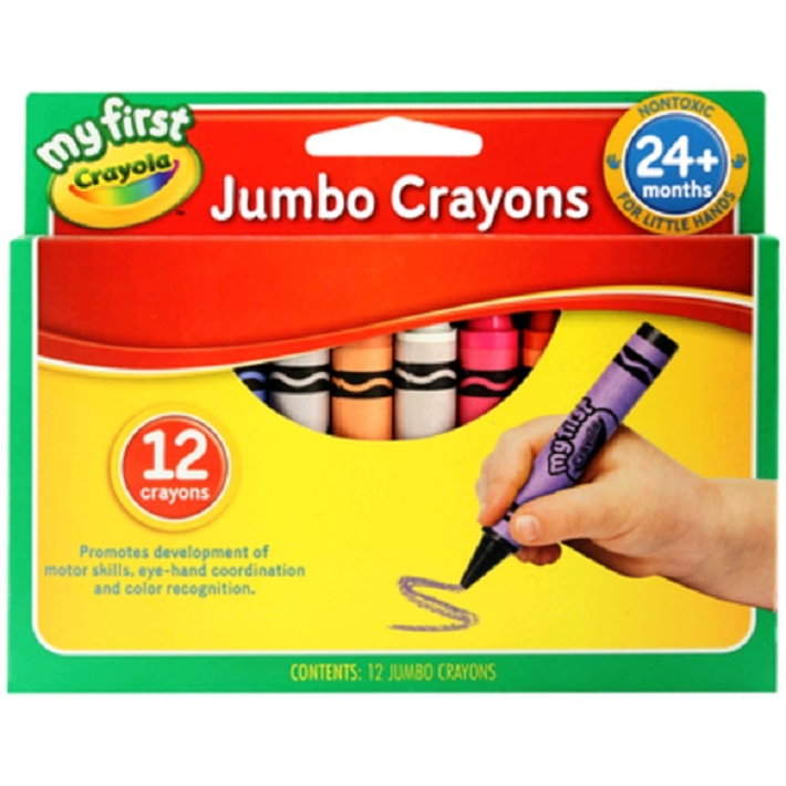 Crayola 12 My First Jumbo Crayons - Crayola - Toys101